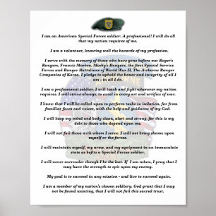 1e speciale troepengroep veteranen - veteranen - k poster
