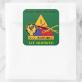 1E SQUADRON 1E CAVALERIE 1E PANTSERING STICKERS (Tas)