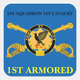 1E SQUADRON 1E CAVALERIE 1E PANTSERING STICKERS