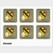 1E SQUADRON 7E CAVALERIE 1E CAVALERIE STICKERS (Vel)