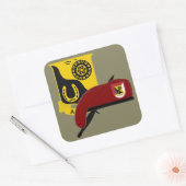 1E SQUADRON 91E CAVALERIE 173D STICKERS IN DE LUCH (Envelop)