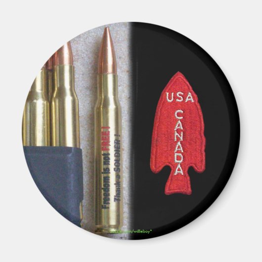 1e SSF Special Service Force Devils Brigade Magneet (Voorkant)