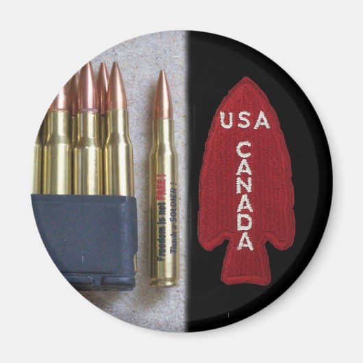 1e SSF Special Service Force Devils Brigade Vets Magneet (Voorkant)