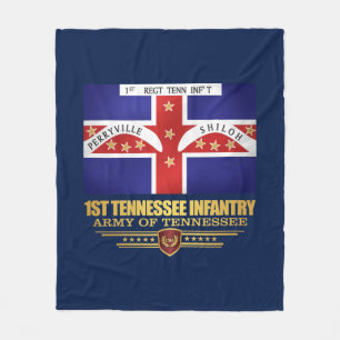 1e Tennessee Infanterie Fleece Deken