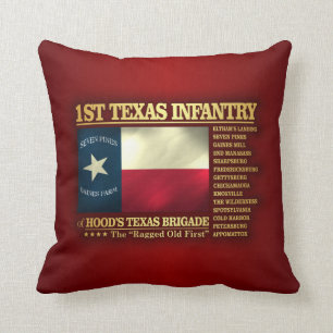 1e Texas Infantry (BA2) Kussen