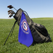 1e theaterduurzaamheidscommando golfhanddoek (Groen)