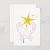 1e Tooth Fairy Visit Bedankkaart (Voorkant / Achterkant)