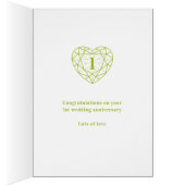 1e trouwdag 1 jaar liefde peridot (Binnen (Rechts))