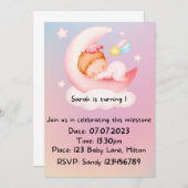 1e uitnodiging op zaterdag (Voorkant / Achterkant)