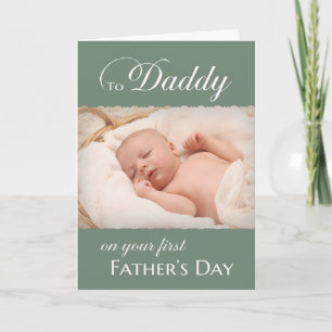1e Vaderdag voor papa - eenvoudig voeg foto toe Kaart