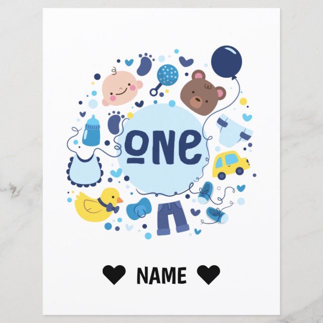 1e verjaardag  (Voorkant)