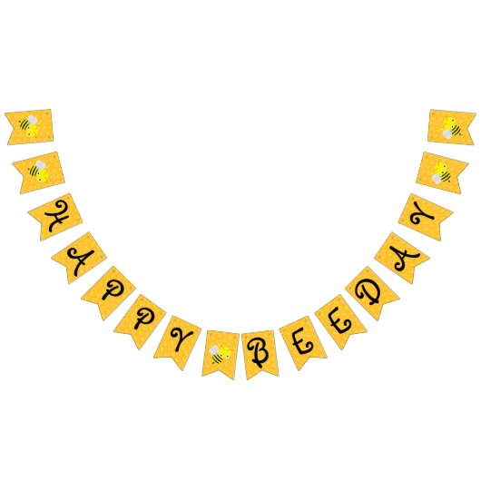 1e Verjaardag Bijen Dag Vlaggetjes (Alle)