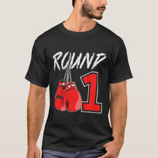 1e verjaardag boksen jongen 1 jaar oud boxer verja t-shirt