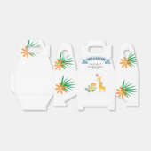 1e verjaardag bostelaar Giraffe Bedankdoosjes (Uitgevouwen)