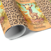 1e verjaardag  cadeaupapier (Rol Hoek)