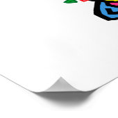 1e verjaardag Cake Poster (Hoek)