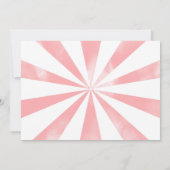 1e verjaardag circus foto uitnodiging (Achterkant)