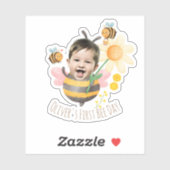 1e Verjaardag Custom Bee Sticker Party Favor Label (Vel)