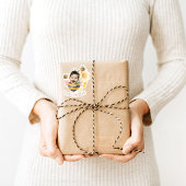 1e Verjaardag Custom Bee Sticker Party Favor Label