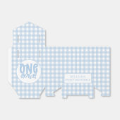 1e verjaardag Cute Pastel Blue nederful Bedankdoosjes (Uitgevouwen)