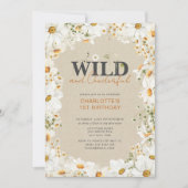 1e verjaardag Daisy Wild & Onederful Terracotta Kaart (Voorkant)