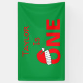 1e verjaardag december spandoek (Verticaal)