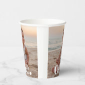 1e verjaardag foto - een papieren bekers (Rechts)