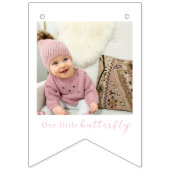 1e verjaardag Fotovlinder 12 maanden Vlaggetjes (Eerste vlag)