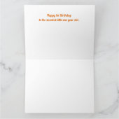 1e verjaardag Fox Kaart (Binnen)