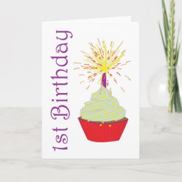 1e verjaardag  kaart