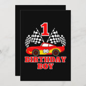 1e verjaardag  kaart (Voorkant / Achterkant)