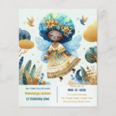 1e verjaardag kleine fee prinses Afrikaanse ONE (Voorkant)