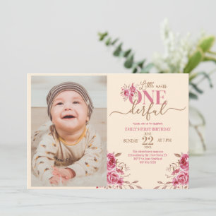 1E VERJAARDAG KLEINE MISS HEERLIJKE KAART