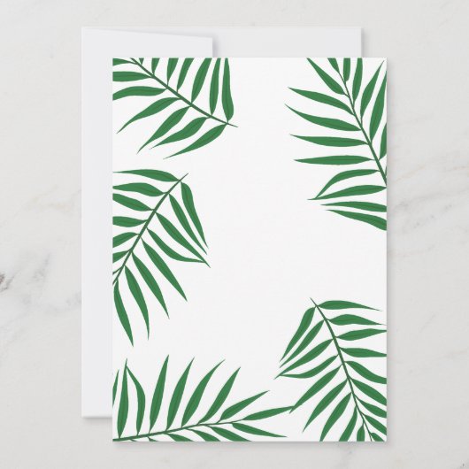 1e verjaardag kleine prins kroonblad uitnodiging (Achterkant)