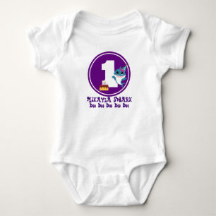 1e Verjaardag Meisje Baby Shark T-shirt