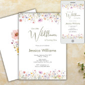 1e verjaardag Onze Kleine Wilde Bloem Wordt Eén Kaart