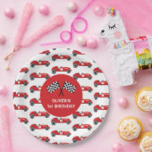 1e Verjaardag Racing Car Party Papieren Bordje (Feest)