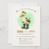 1e verjaardag St. Patrick's Day uitnodigingskaart Kaart (Voorkant)