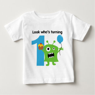 1e verjaardag Tshirt Cute Monster