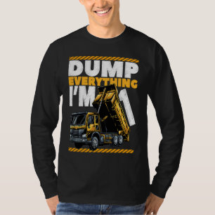1e verjaardag van de bouw van een vrachtwagen, dru t-shirt