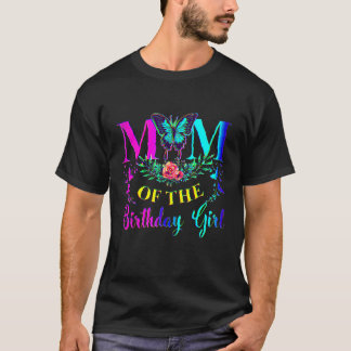 1e verjaardag voor mam bijpassende familie vlinder t-shirt