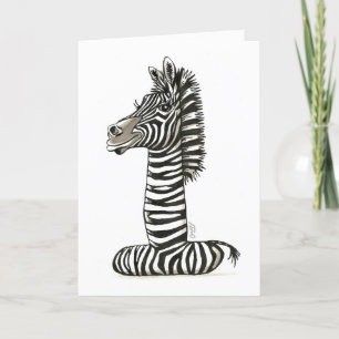 1e verjaardag Zebra! Kaart