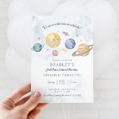 1e verjaardagsuitnodiging voor de reis rond de zon kaart