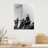 1e vlag op Iwo Jima Poster (Keuken)
