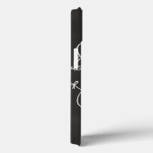 1er anniversaire Cadeau Chalk Coeurs coque ipad (Verso / Droite)