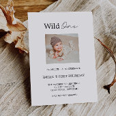 1er anniversaire Carte photo