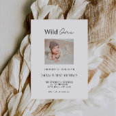 1er anniversaire Carte photo