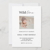 1er anniversaire Carte photo (Devant)