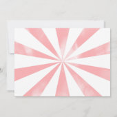 1er anniversaire Cirque Photo Invitation (Dos)