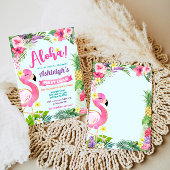 1er Anniversaire de Luau Invitation d'été tropical